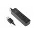 USB-хаб Real-El HQ-175 black (EL123110008)