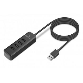 USB-хаб Real-El HQ-175 black (EL123110008)