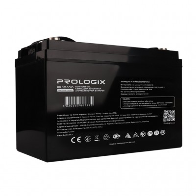 Батарея для ДБЖ Prologix 12V 100AH (PL12-100) AGM