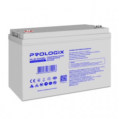 Батарея для ДБЖ Prologix 12V 100AH (PL12-100GEL) GEL