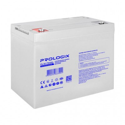 Батарея для ДБЖ Prologix 12V 75AH (PL12-75GEL) GEL