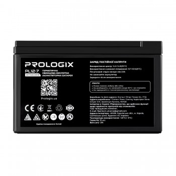 Батарея для ДБЖ Prologix 12V 7AH (PL12-7) AGM
