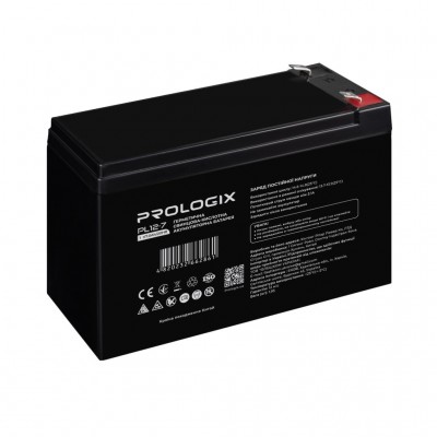 Батарея для ДБЖ Prologix 12V 7AH (PL12-7) AGM