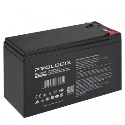 Батарея для ДБЖ Prologix 12V 8AH (PL12-8) AGM