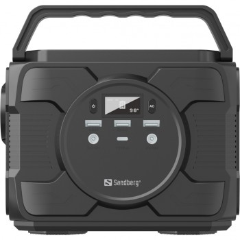 Зарядна станція Sandberg AC 200 (173 Вт/г) 200W, Type-C in/out 100W, Li-ion, ліхтарик 4Вт