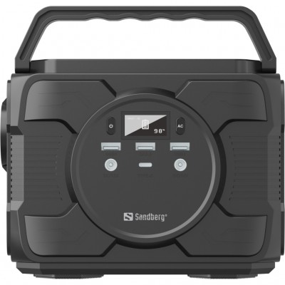 Зарядна станція Sandberg AC 200 (173 Вт/г) 200W, Type-C in/out 100W, Li-ion, ліхтарик 4Вт Зарядна станція Sandberg AC 200 (173 Вт/г) 200W, Type-C in/out 100W, Li-ion, ліхтарик 4Вт