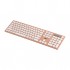 Клавіатура бездротова 2E KS270 WL/BT EN/UKR Pink/White (2E-KS270WBPN_UA)