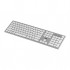 Клавіатура бездротова 2E KS270 WL/BT EN/UKR Silver/White (2E-KS270WBWH_UA)