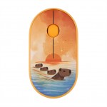 Миша бездротова 2E MF300 Capybara Sunset Silent WL BT Yellow (2E-MF300WCAPIBARAYW)