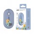 Миша бездротова 2E MF300 Flora Mallow Silent WL BT Blue (2E-MF300WFLORABL)