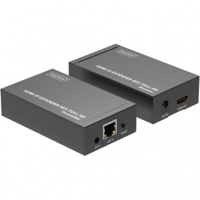 Адаптер Digitus HDMI via CAT6 120m Full HD IP IR (DS-55517)