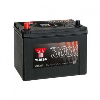 Акумулятор автомобільний Yuasa 12V 72Ah SMF Battery (YBX3031)