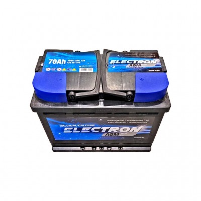 Акумулятор автомобільний ELECTRON AGM AGM 70Ah Ев (-/+) (760EN) (570901076)