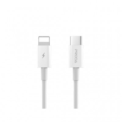 Дата кабель USB-C to Lightning 20W white Proda (PD-B27i-WHT)