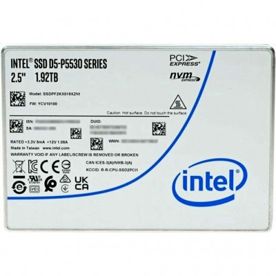 SSD U.2 2.5" 1.92TB D5-P5530 15mm Intel SSDPF2KX019XZN1