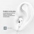 Навушники ColorWay 3.5 mm Wired Earphone Sound Wave White (CW-WD04WT)