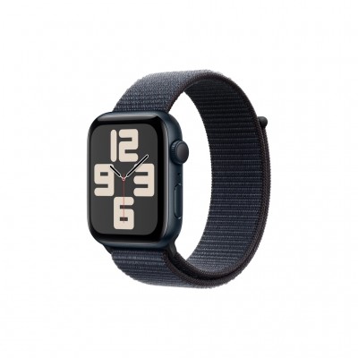 Смарт-годинник Apple Watch SE 2024 GPS 44mm Midnight Aluminium Case with Ink Sport Loop (MXEP3QH/A)