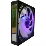 Вентилятор 120 мм Cooling Baby 120x120x25мм HB, чорний, 25дБ, 12V, 600-1500 об/хв, PWM (Mirror fan bk 2)