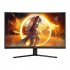 Монітор 31.5" AOC CQ32G4VE, VA, QHD, 180Гц, 0,5 мс, вигнутий, 2хHDMI, DP, чорно-сірий