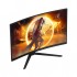 Монітор 31.5" AOC CQ32G4VE, VA, QHD, 180Гц, 0,5 мс, вигнутий, 2хHDMI, DP, чорно-сірий