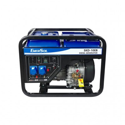 Генератор Enersol дизельний, 1-ф, 10 kW, двигун ES-110F, 3000 об/хв, вага 170 кг (SKD-10EBA)