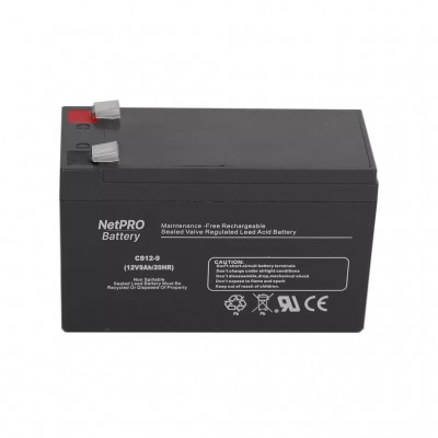 Батарея для ДБЖ NetPro CS12-9, 12V 9Ah (CS12-9)