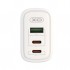 Зарядний пристрій XO CE04 (1USB, 2USB-C) QC3.0 PD3.0 White (XO-CE04-WH)