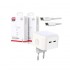 Зарядний пристрій XO L102 (2USB-Cх3A) QC3.0 White (XO-L102c-WH) + кабель USB Type-C