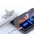 Зарядний пристрій XO L102 (2USB-Cх3A) QC3.0 White (XO-L102i-WH) + кабель Lightning