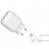 Зарядний пристрій XO L78 (2USBх2.4A) White (L78-M-WH) + кабель microUSB