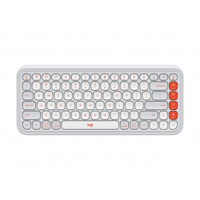 Клавіатура Logitech POP Icon Keys Bluetooth UA Off-White (920-013072)