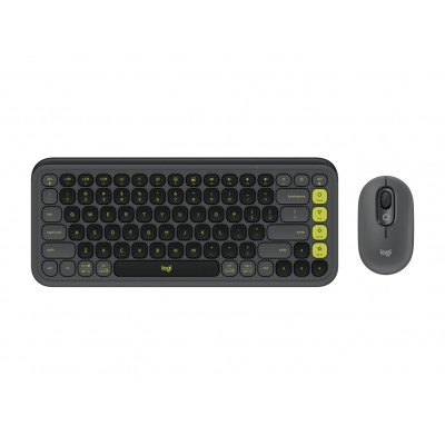 Комплект (клавіатура, миша) Logitech POP Icon Combo Bluetooth UA Graphite (920-013156)