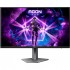 Монітор 27" AOC AG276QZD2, QD-OLED QHD 2K, 240Гц, 0,03мс, 2xHDMI, 2xDP, USB-hub, HAS, Pivot, чорно-сірий