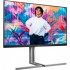 Монітор 31.5" AOC U32U3CV, Nano IPS, UHD, 2xHDMI, DP, USB-C, RJ-45, USB-hub, HAS, Pivot, кол.,чорно-сріб