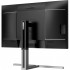 Монітор 31.5" AOC U32U3CV, Nano IPS, UHD, 2xHDMI, DP, USB-C, RJ-45, USB-hub, HAS, Pivot, кол.,чорно-сріб