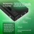 УМБ Colorway 20 000 mAh PD/65W, QC/3.0, black (CW-PB200LPA3BK-PDD)