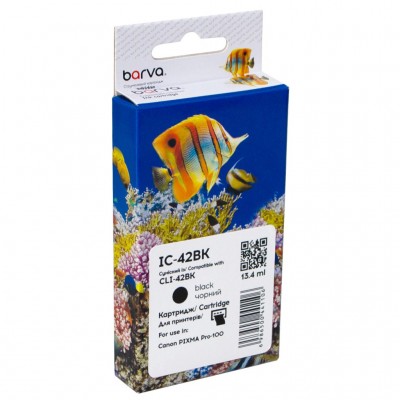 Картридж Canon CLI-42BK (6384B001) 900sh, black (IC-42BK) BARVA