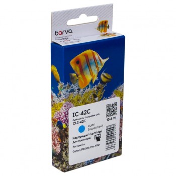 Картридж Canon CLI-42C (6385B001) 900sh, cyan (IC-42C) BARVA