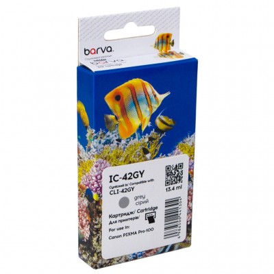Картридж Canon CLI-42GY (6390B001) 900sh, gray (IC-42GY) BARVA
