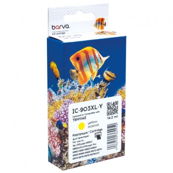 Картридж HP 903XL (T6L95AE/T6M11AE) 825c yellow (IC-903XL-Y) BARVA