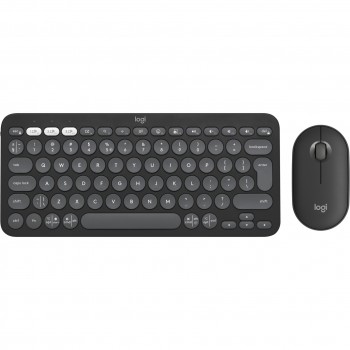 Комплект (клавіатура, миша) бездротовий Logitech Pebble 2 Combo Graphite (920-012239)
