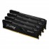 Пам'ять DDR4 4x16GB/3200 Kingston Fury Beast Black (KF432C16BBK4/64)