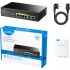 Комутатор Cudy FS1006P, 6-Port 10/100M PoE+Switch 60W