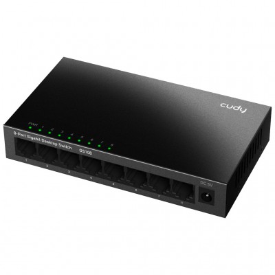 Комутатор Cudy GS108, 8-Port Gigabit Metal Switch