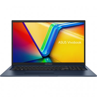 Ноутбук ASUS X1704ZA-AU375 (90NB10F2-M00EZ0) 17.3FMI/i7-1255U/16/1TB SSD/Intel Iris Xe/ DOS/BL/Quiet Blue X1704ZA-AU375