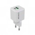 Зарядний пристрій Canyon CU20AC GaN 20W 1xPD 1xQC EU White (CNS-CUW20AC)