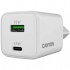 Зарядний пристрій Canyon CU45AC GaN 45W 1xPD 1xQC EU White (CNS-CUW45AC)