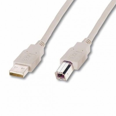 Кабель для принтера USB 2.0 AM/BM 1.8m Digitus (AK-300102-018-E)