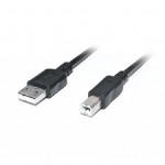 Кабель для принтера USB2.0 AM/BM 2.0m Pro black REAL-EL (EL123500026)