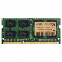 Пам'ять для ноутбука SoDIMM DDR3 4GB 1333 MHz INTELIGENTES (IS3ABA1/4)